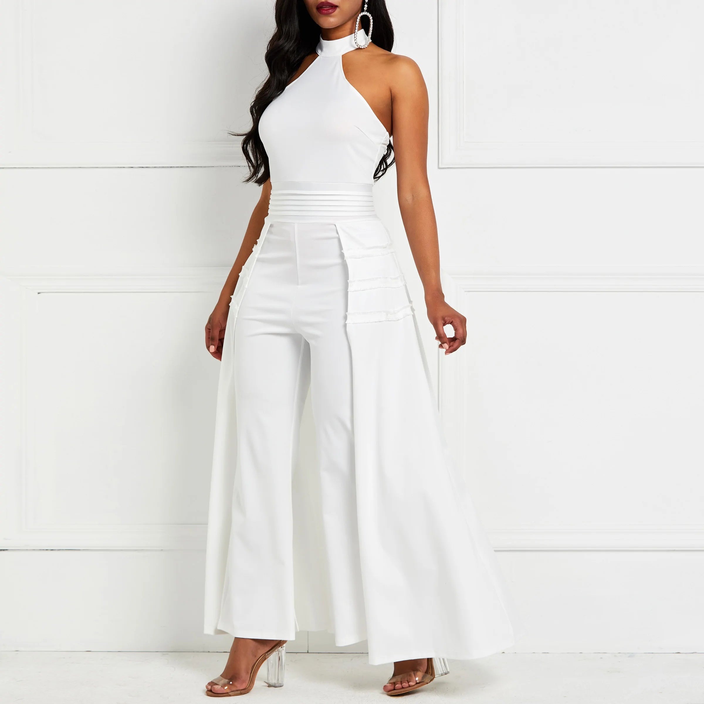 Wide Leg Pants Jumpsuit